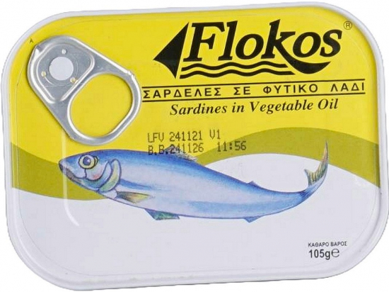 SARDINEN IN PFLANZENÖL 100G DOSE TRATA